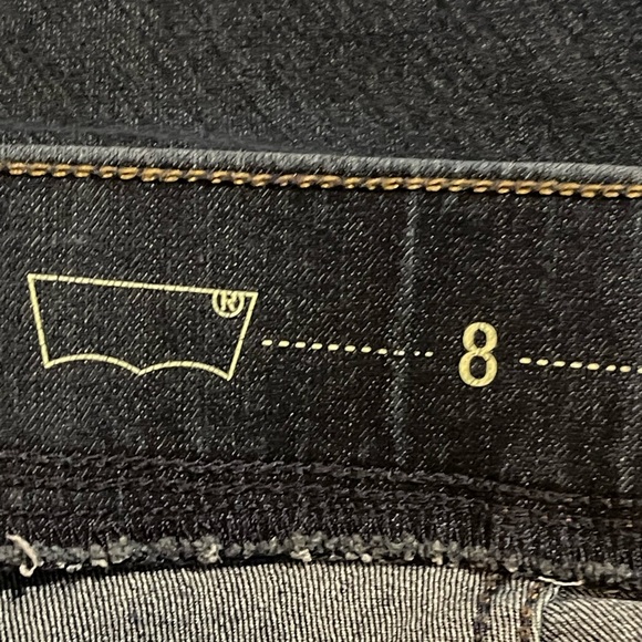 levi's pull on jeans size 8 Dark wash - Picture 3 of 4